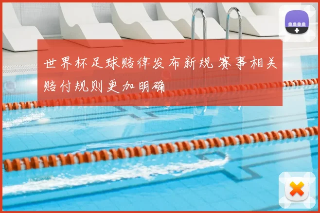 世界杯足球赔律发布新规 赛事相关赔付规则更加明确
